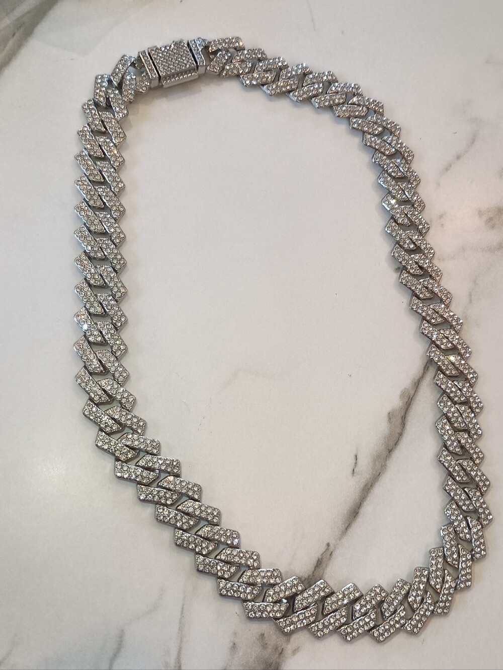 New  Cuban link chain Necklace iced out miami hip hop